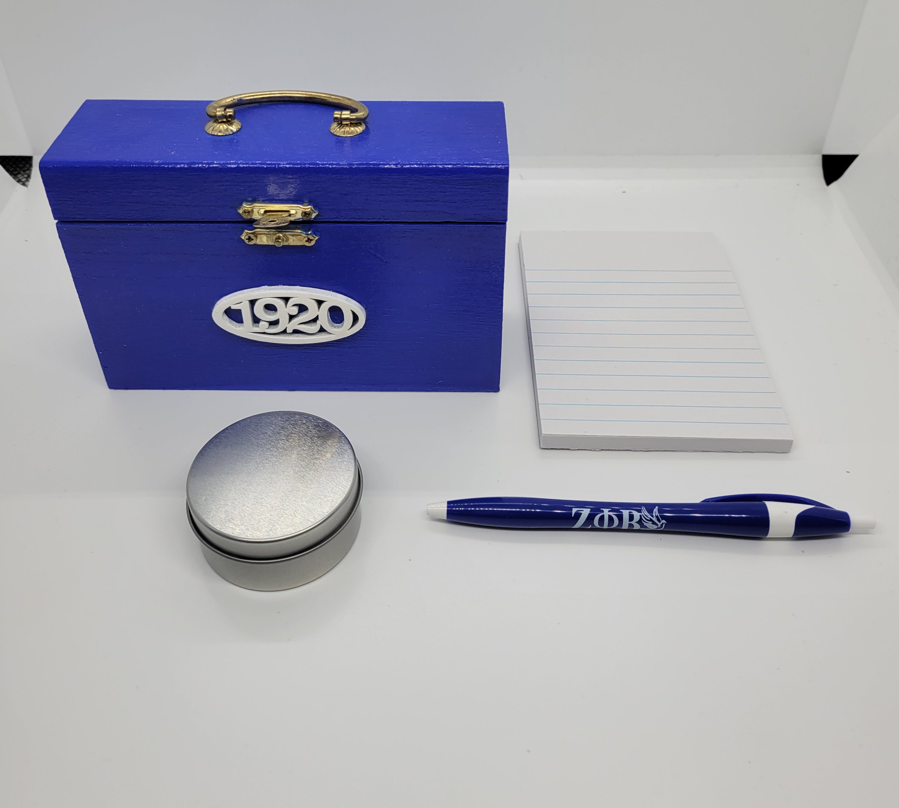 1920 wooden stationary gift set