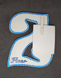 White Z wall plaque