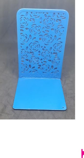 Book ends with rose cutouts