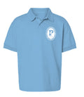 Harriton Pearlette Polo with Embroidered patch (Youth Medium/Discontinued)