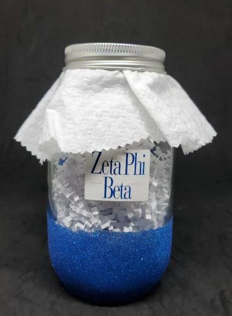 Glitter Zeta candy jars