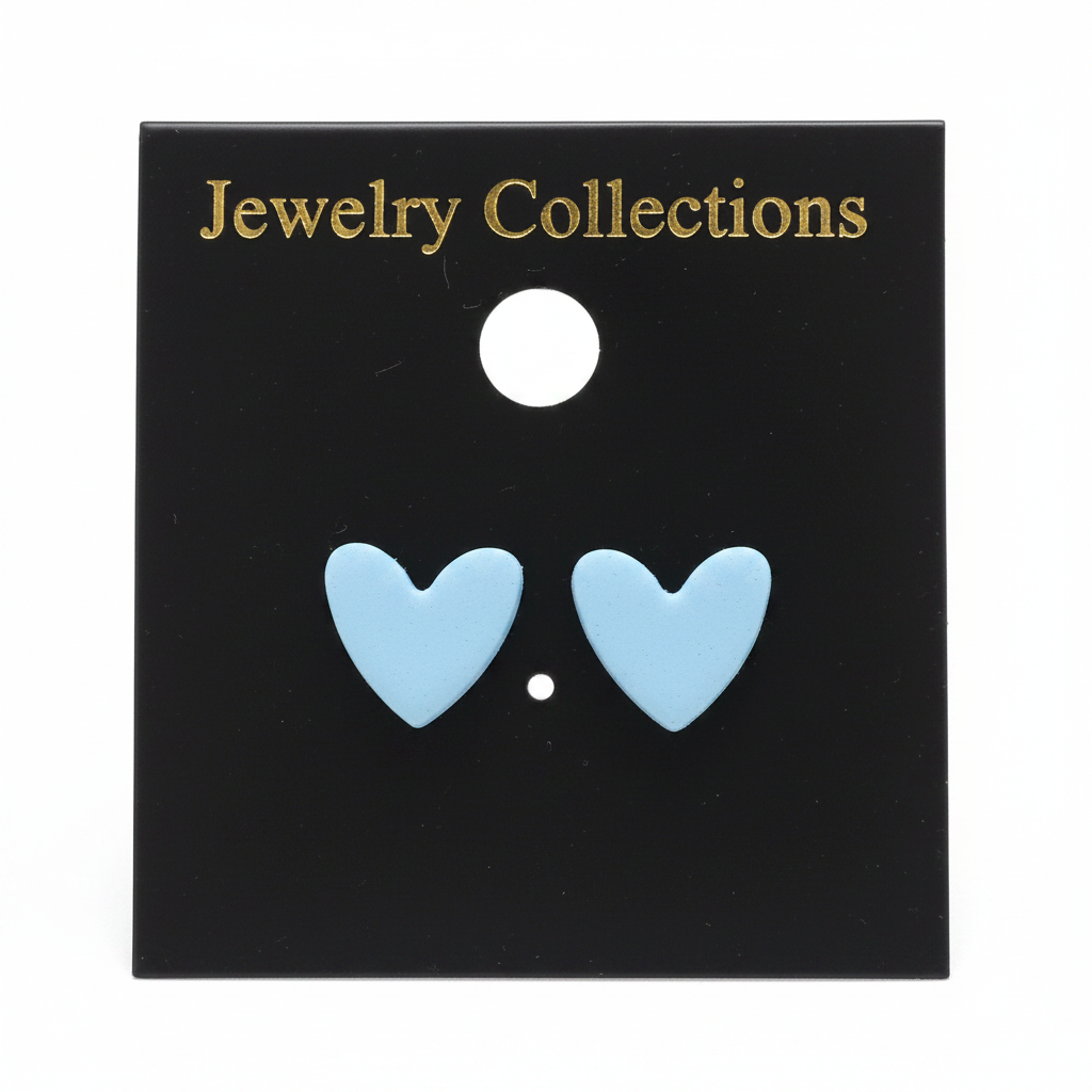 Mini heart earrings