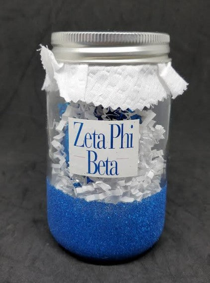 Glitter Zeta candy jars
