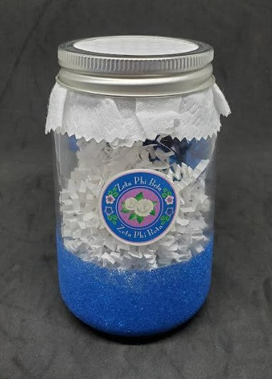 Glitter Zeta candy jars