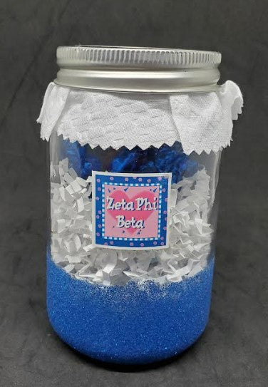 Glitter Zeta candy jars