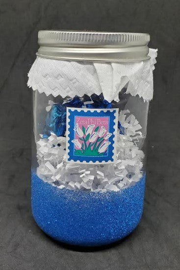 Glitter Zeta candy jars