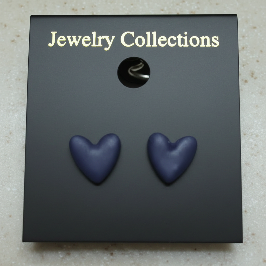 Mini heart earrings