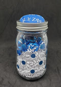 Polka dot candy jar