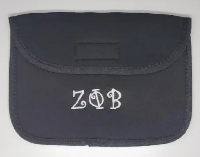 Embroidered Neoprene Cosmetic Bag