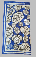 Rose Silk Scarf