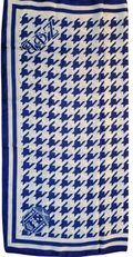 Houndstooth Silk Scarf