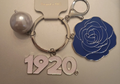 1920 Rose Keychain