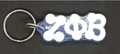 Horizontal Bubble Keychain