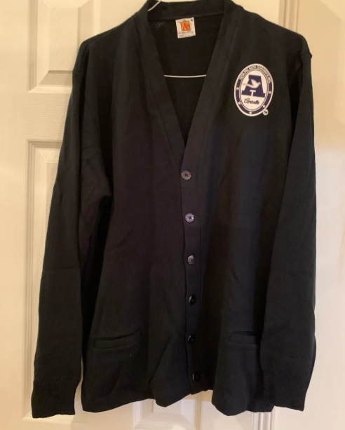 Amicette Cardigan with Embroidered Patch