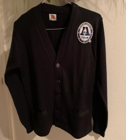 Archonette Cardigan with Embroidered Patch