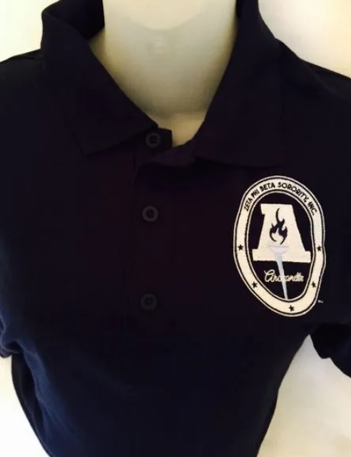 Archonette Polo with Embroidered Patch