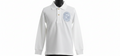 Long-Sleeve Pearlette Polo with Embroidered Patch