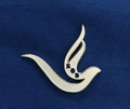 White Dove Lapel Pin