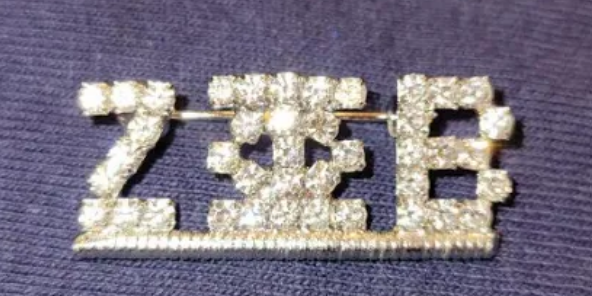 Gold Plated Rhinestone Lapel Pin (Discontinued)