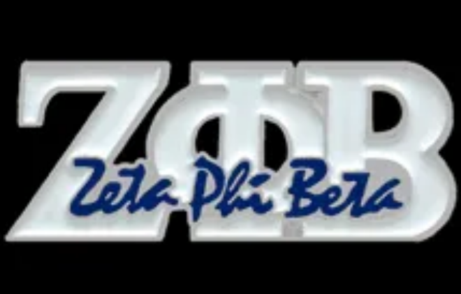 White ZPB Lapel Pin