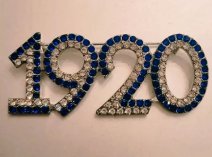 Rhinestone 1920 Brooch