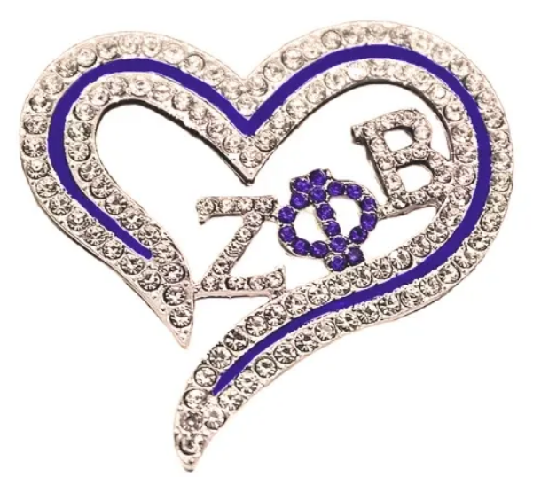 Swoop Heart Brooch