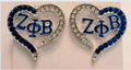 Swoop Heart Earrings