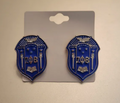 Large Shield Earrings