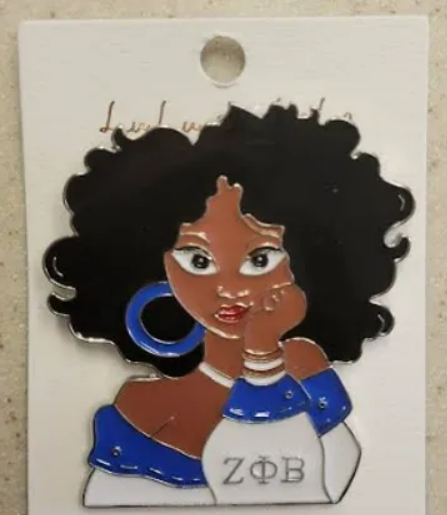 Curly Hair Brooch