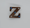 Wooden Z Lapel Pin