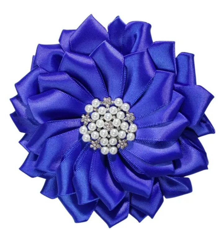 Satin Flower Brooch