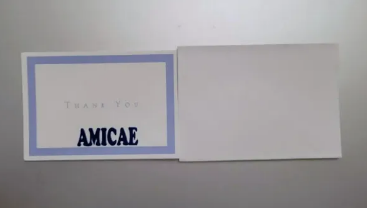 Amicae Blank Notecards