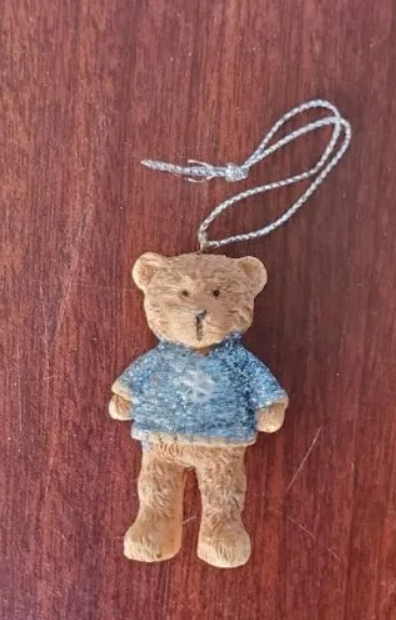 Amicae standing bear ornament