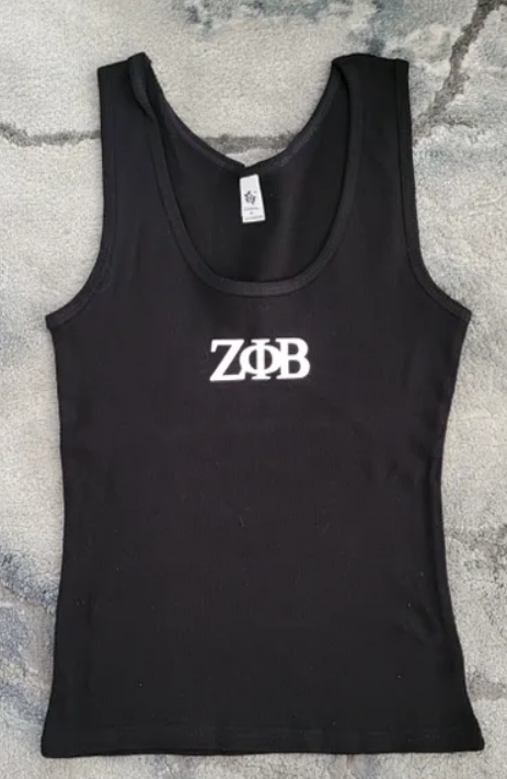 Black Zeta tank top