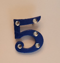 Numbers lapel pin
