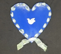 Ribbon heart plaque