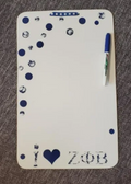 I love Zeta large dry erase board