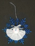 Glitter snowflake ornament