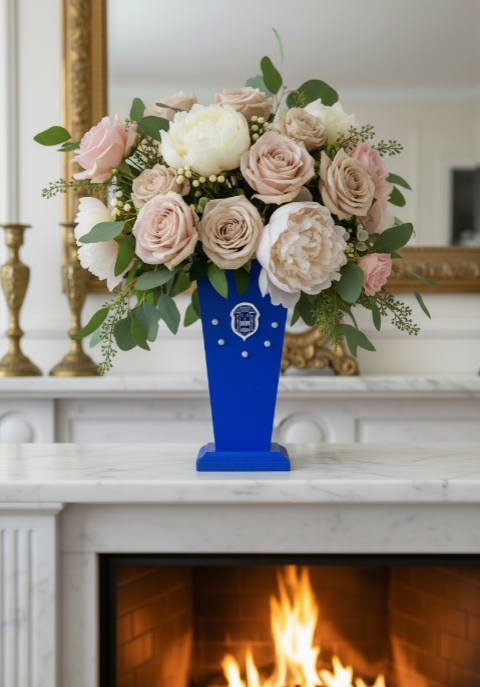 Wooden vase