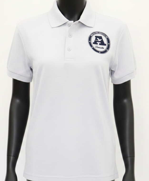 Amicette Polo with Embroidered Patch