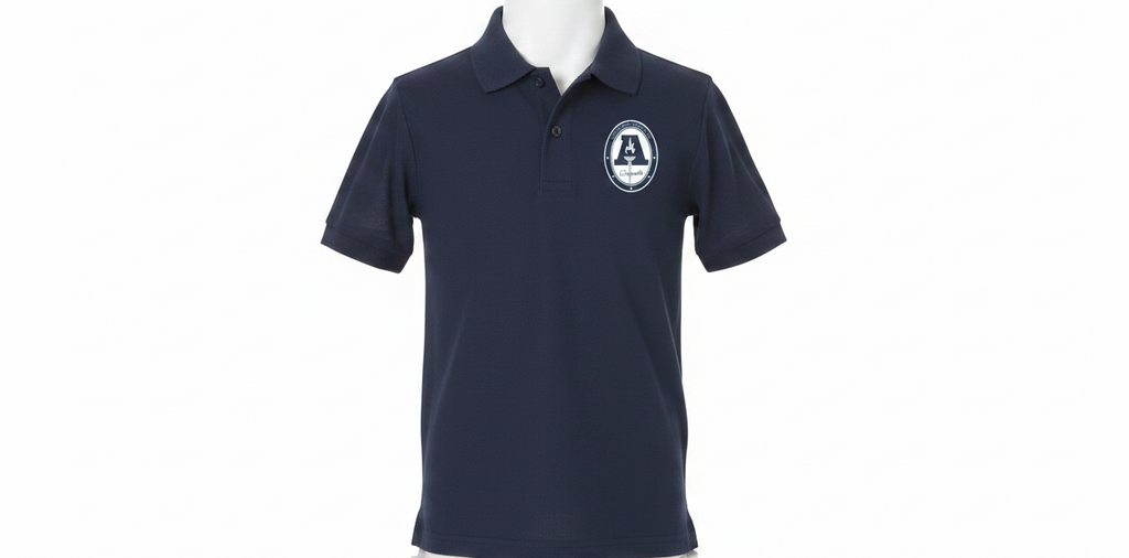 Archonette Polo with Embroidered Patch