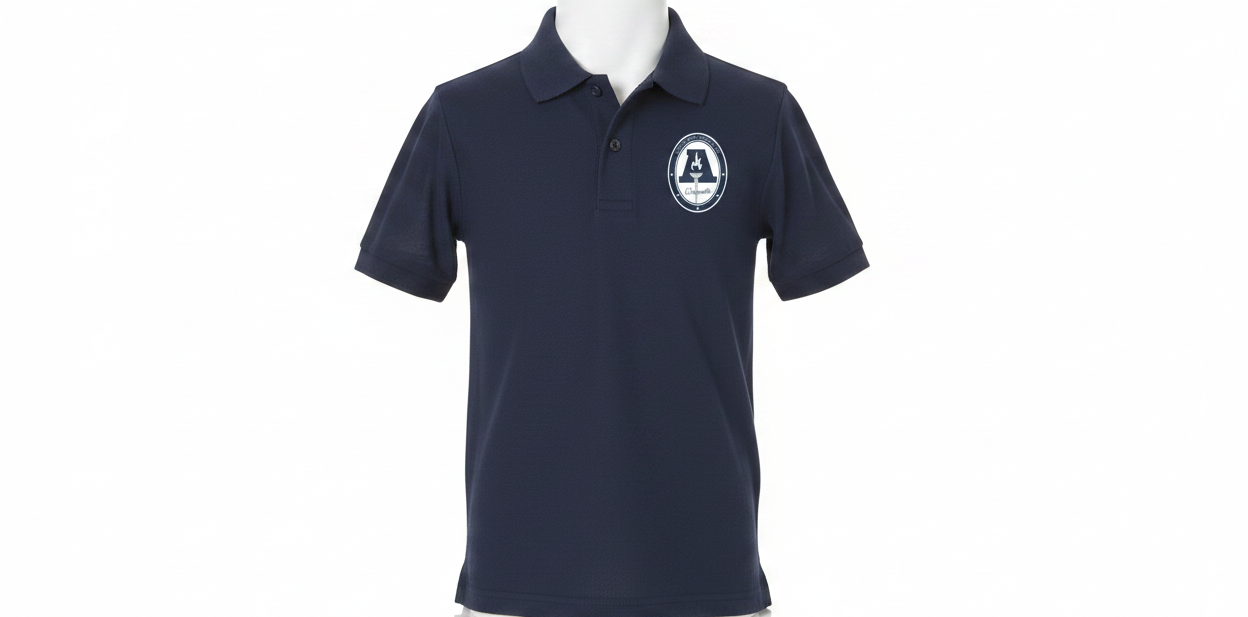 Archonette Polo with Embroidered Patch