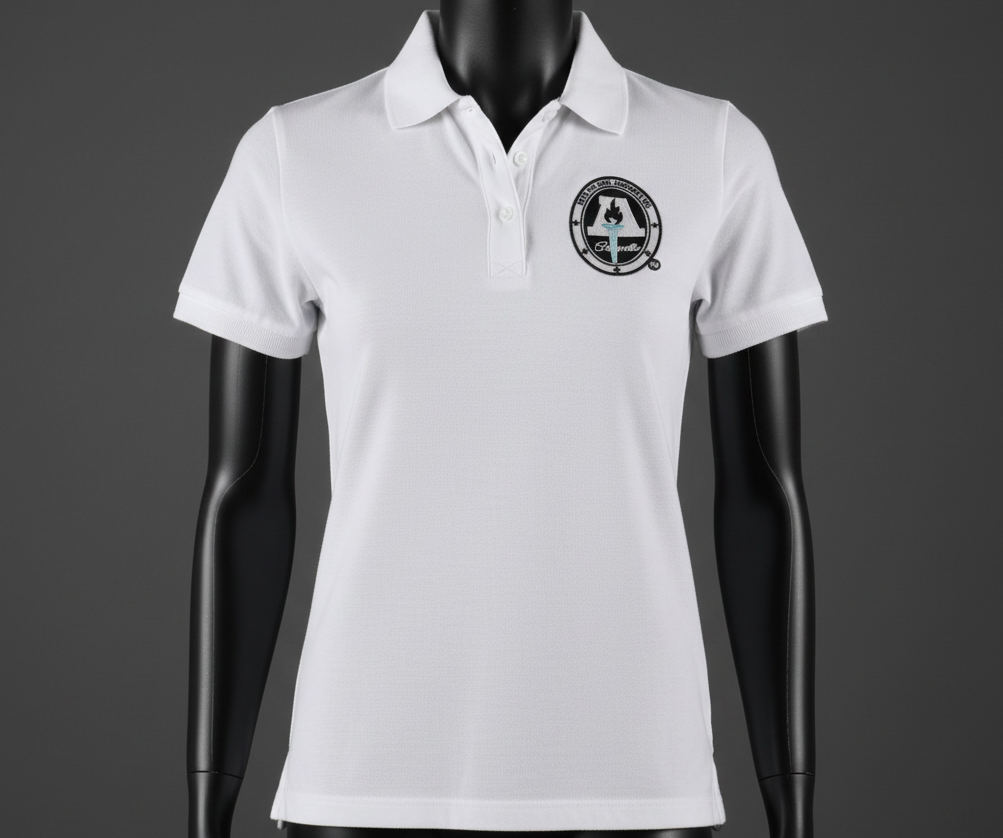 Archonette Polo with Embroidered Patch