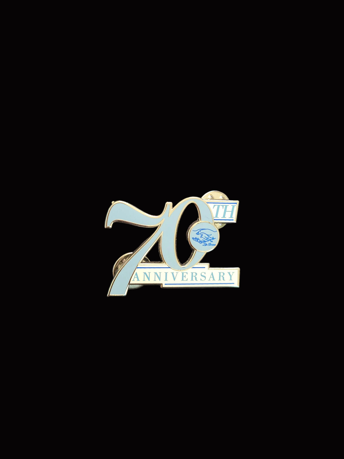 70th Anniversary Amicae lapel pin