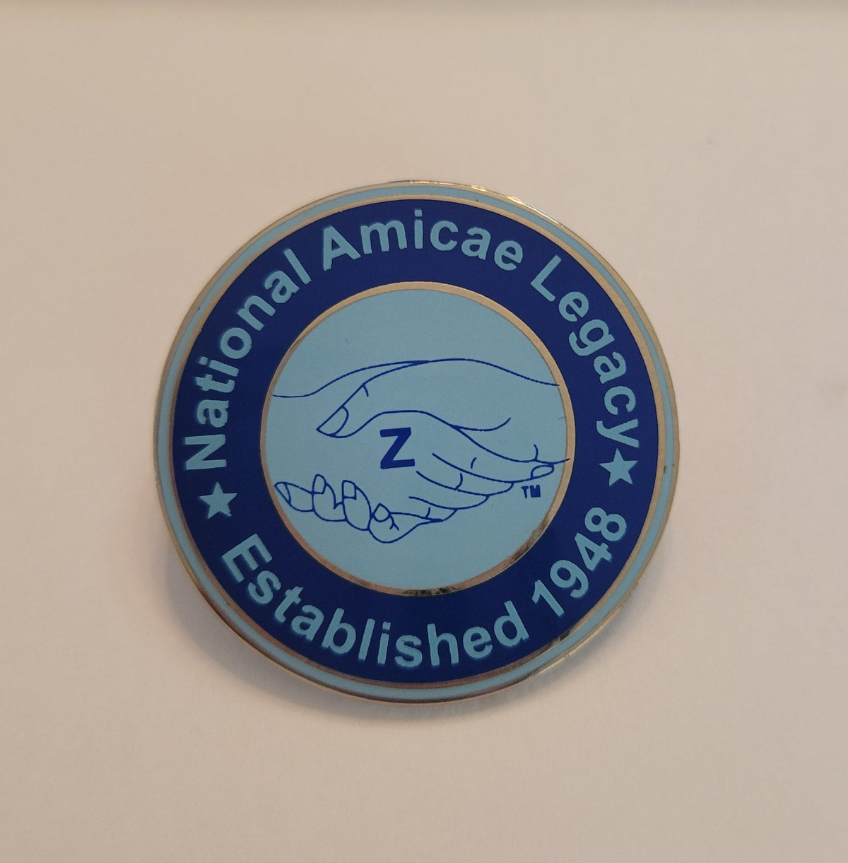 National Amicae Legacy lapel pin