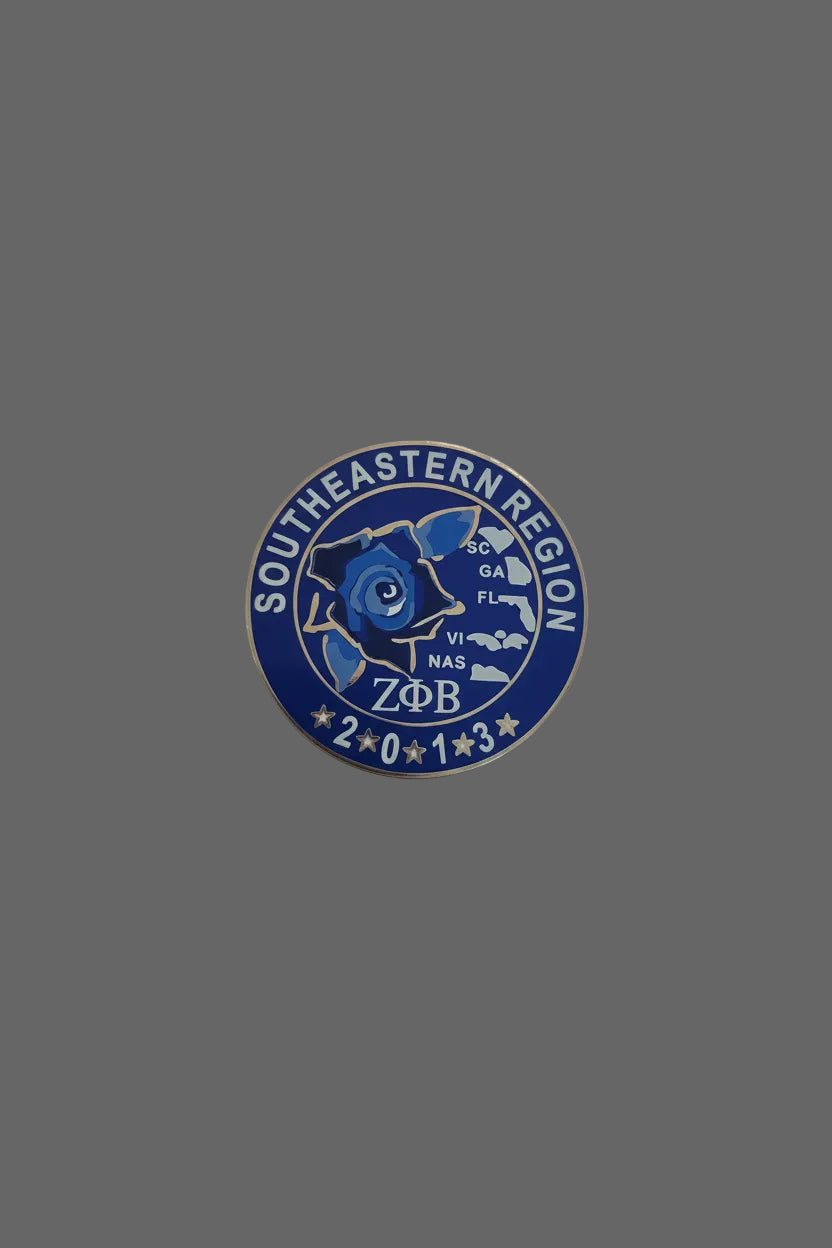 2013 Southeastern Region Zeta lapel pin