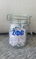 Round clamp candy jars