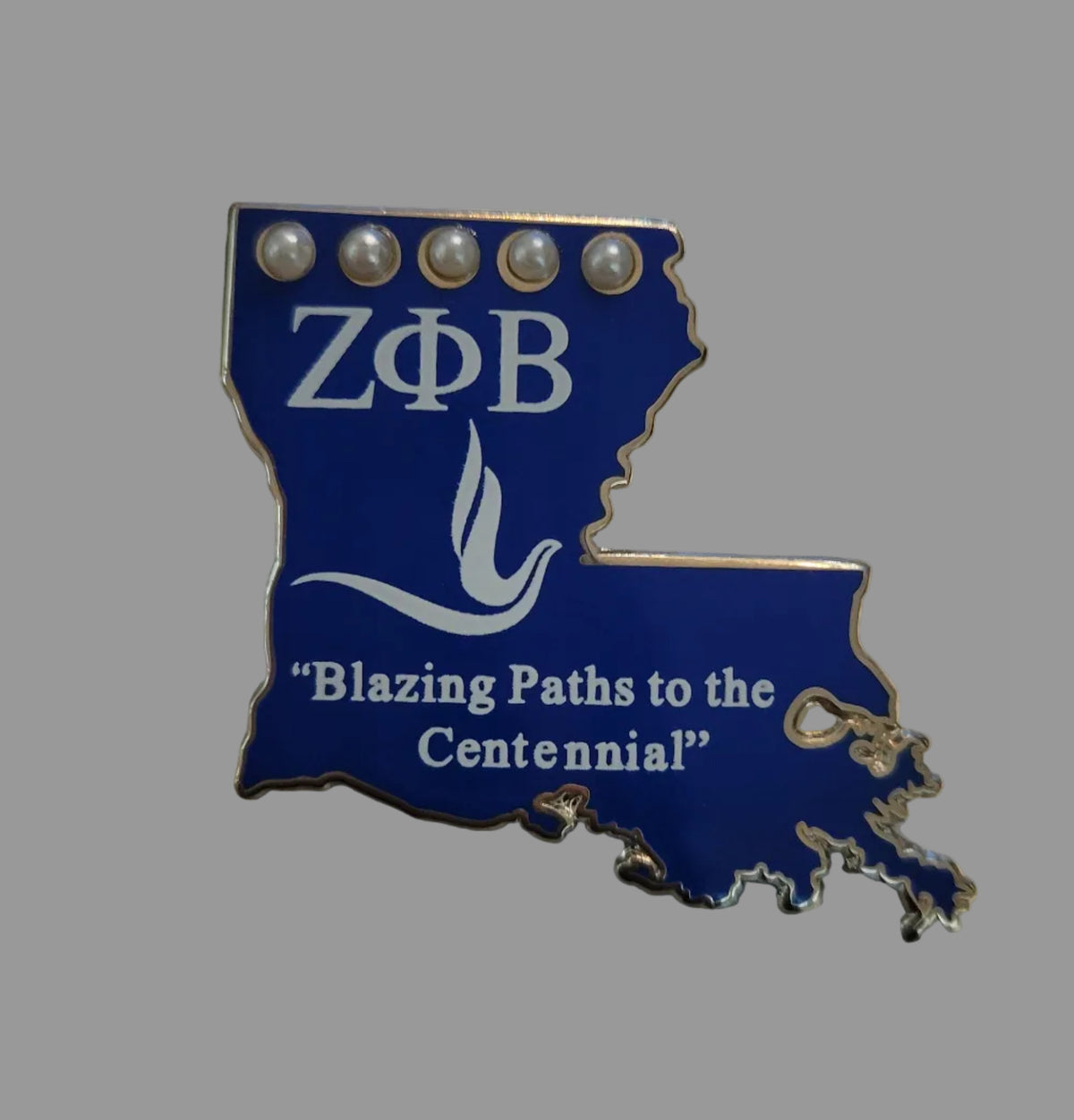 Louisiana Centennial lapel pin