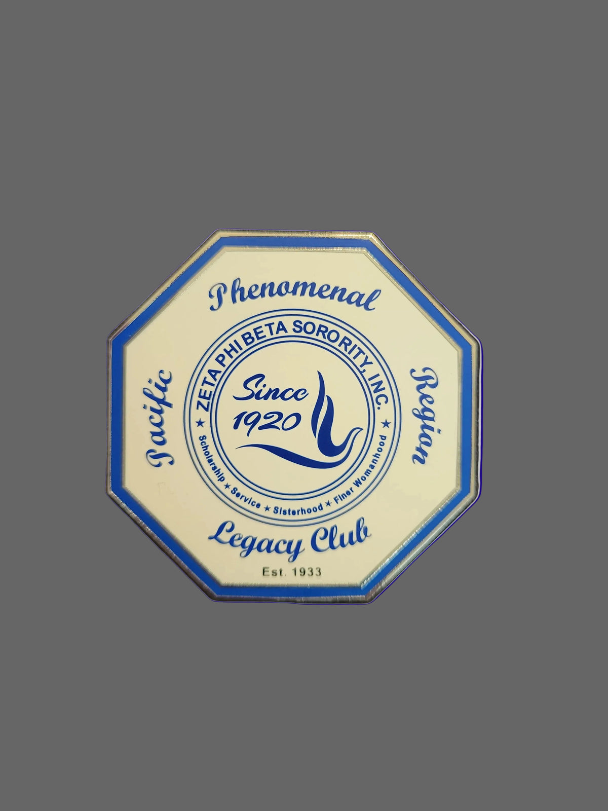 Pacific Region legacy club lapel pin