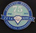 Atlantic Region 75 years Amiace lapel pin